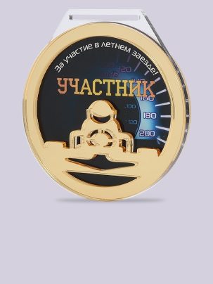 Медаль из акрила 114G Картинг
