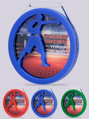 Медаль из акрила 45 RGB Бокс с цветным нанесением