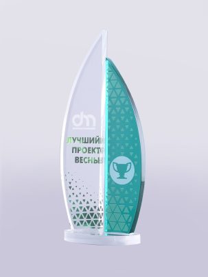Приз из акрила 74Gr с цветной печатью