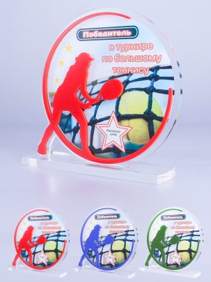 Приз из акрила 138 Теннис