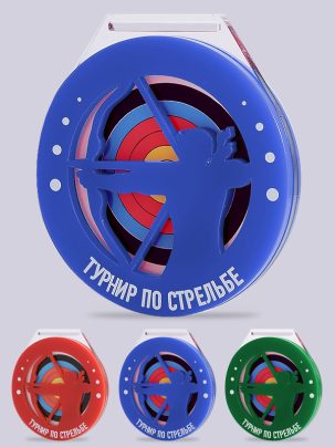 Медаль из акрила 124 RGB Стрельба из лука
