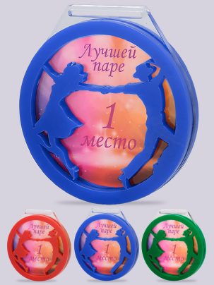Медаль из акрила 61 RGB Танцы с цветным нанесением