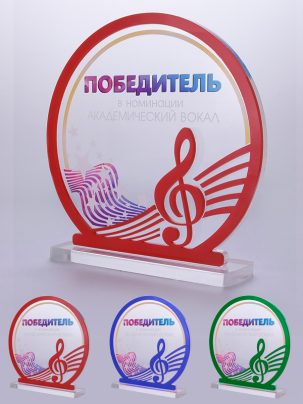 Приз из акрила 108 RGB Музыка