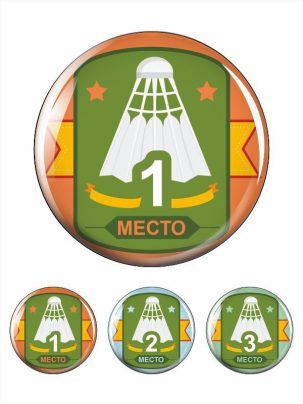 Вкладыш заливной D1 Z59,60,61 место Бадминтон