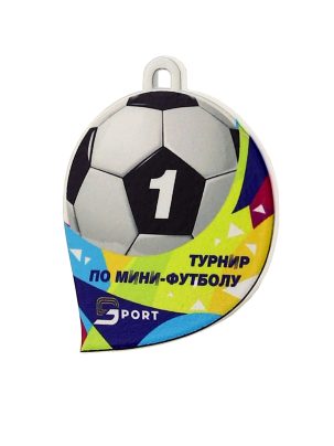Медаль стальная №32 Футбол