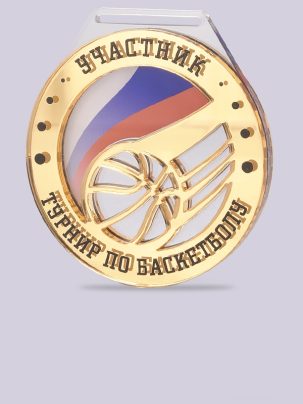 Медаль из акрила 28G Баскетбол