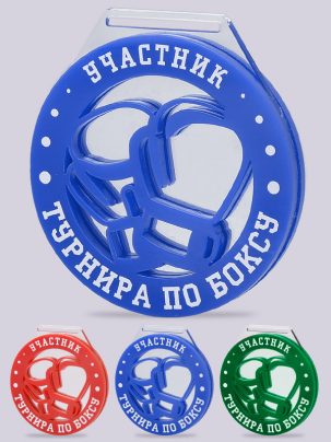 Медаль из акрила 44 RGB Бокс с цветным нанесением