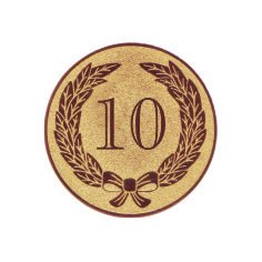 Вкладыш Юбилей 10 лет A157