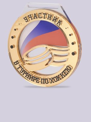 Медаль из акрила 34G Хоккей