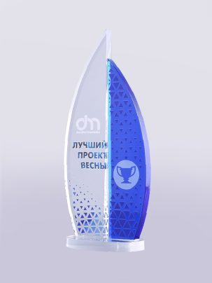 Приз из акрила 74Bl с цветной печатью