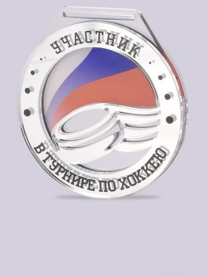 Медаль из акрила 34S Хоккей