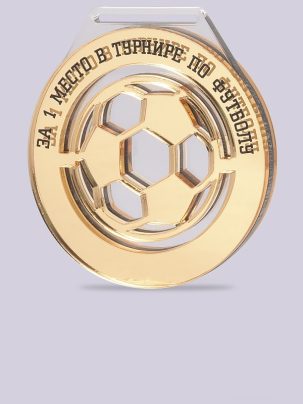 Медаль из акрила 38G Футбол
