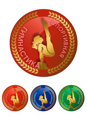 Вкладыш самоклеющийся D2 S479,480,481 место Гимнастика